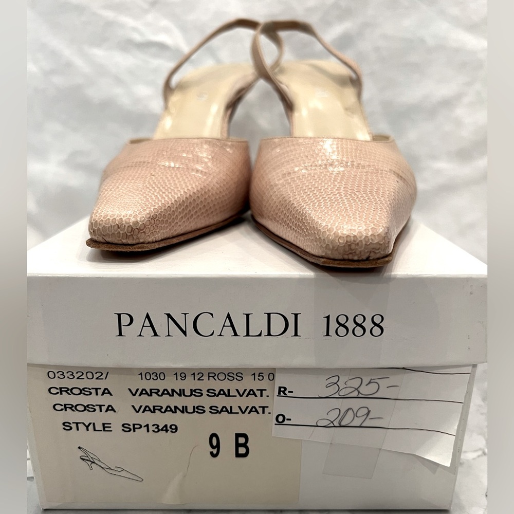 Pancaldi Natural Skin Slingbacks